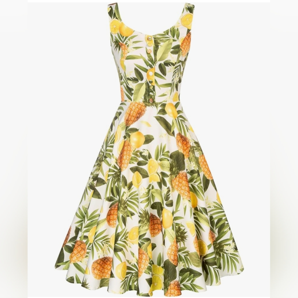 Belle Poque 1950s Vintage Dress for Women Sleeveless Homecoming Dresses Cocktail